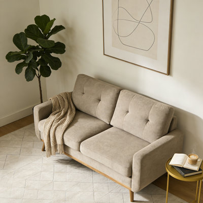 Causeuse 67 po Mid-Century Modern