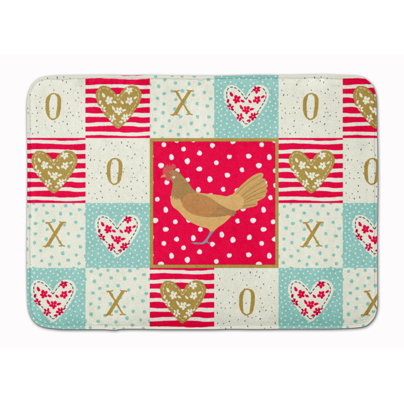 Tapis de cuisine Love, Friesian Chicken