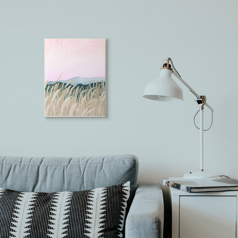 « from blé rose rose », reproduction d’art sur toile sans cadre, Plaque murale, H 19 po x l 13 po x P 0,5 po