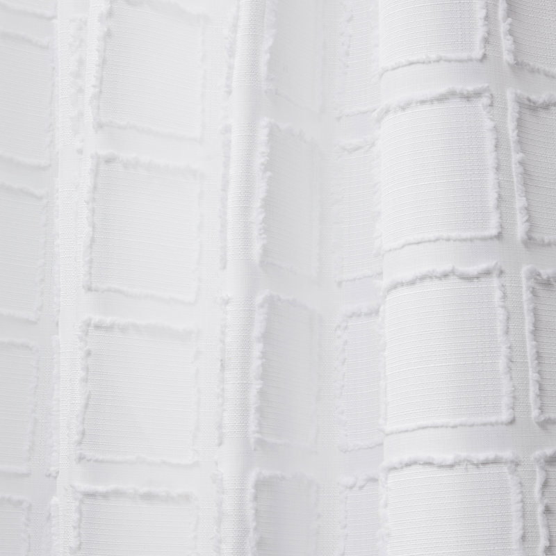 Paire de rideaux filtrant Helix Nicole Miller, Blanc, l 54 po x L 84 po