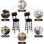 Tabouret de comptoir 24 po Lochess