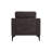 Turner 33.5" Square Arm Faux Suede Armchair-125402814
