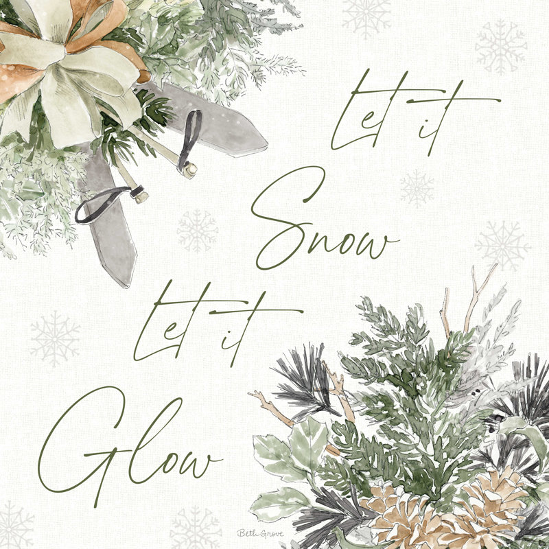 Simple Season IX par Beth Grove - reproduction d'art sur toile tendue, H 36 po x l 36 po, No, Toile tendue