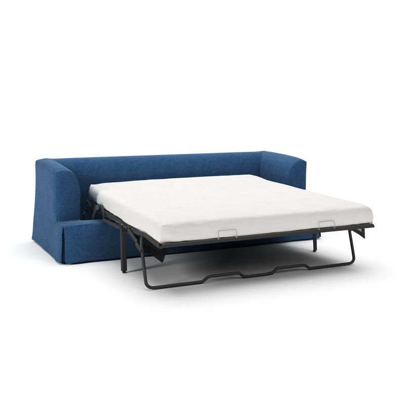 Lucia Upholstered 92.5'' Sofa, Classic Indigo Denim