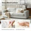 Monteith 233cm W Modern 3 Seater Fully Assembled Slipcovered Sofa with Down Blend Fill