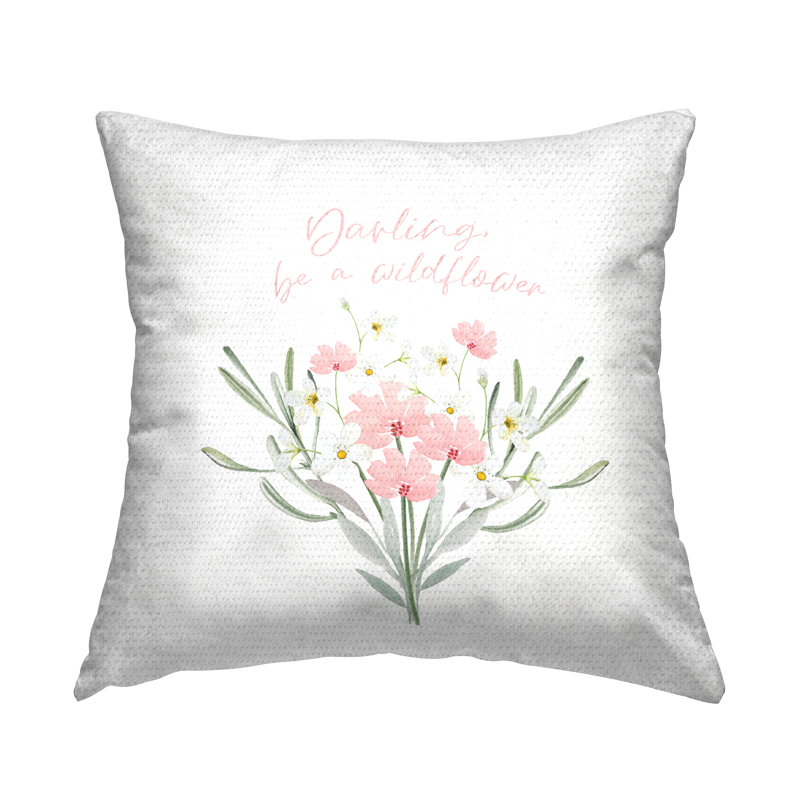 Coussin d'extérieur Darling Be A Wildflower