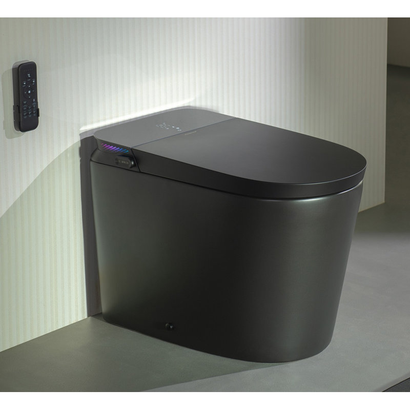 WOODBRIDGE Bidet Smart Toilet with Ultra-quiet&Quick Flush,1000g MaP Flush Score,Foam Shield,ADA Comfort Height,Auto Open/Close,Blackout Flush,Ambient Light,Heated Seat with Fragrance System