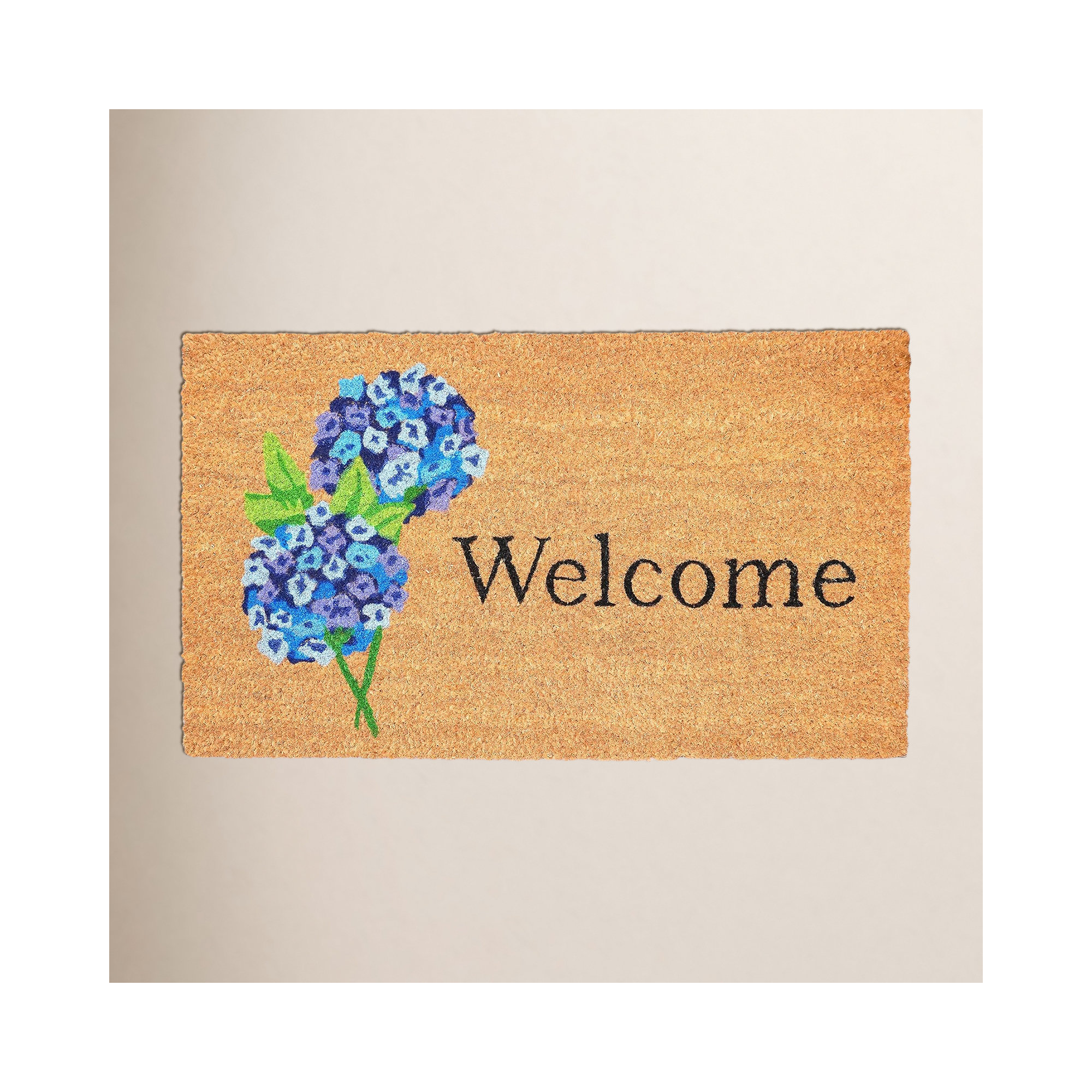 Non-Slip Floral Indoor/Outdoor Doormat