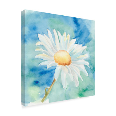 « marguerite de soleil ii », reproduction de peinture à l’acrylique sur toile tendue