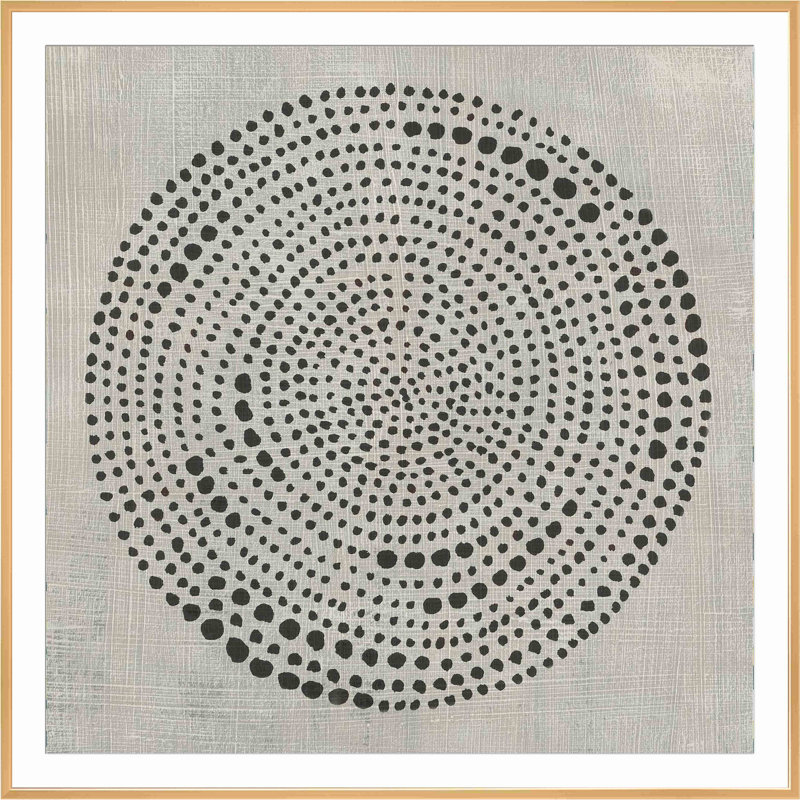 Mythos I par Chariklia Zarris - peinture encadrée, Cadre pour photo simple doré antique avec passe-p