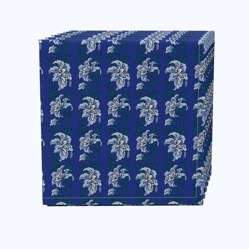 100% Cotton Floral Square Napkin