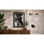 Dog and Geometry Modern - Framed Print-998879585-998879586