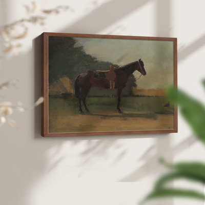 Saddle Horse -Framed Print - Restickable