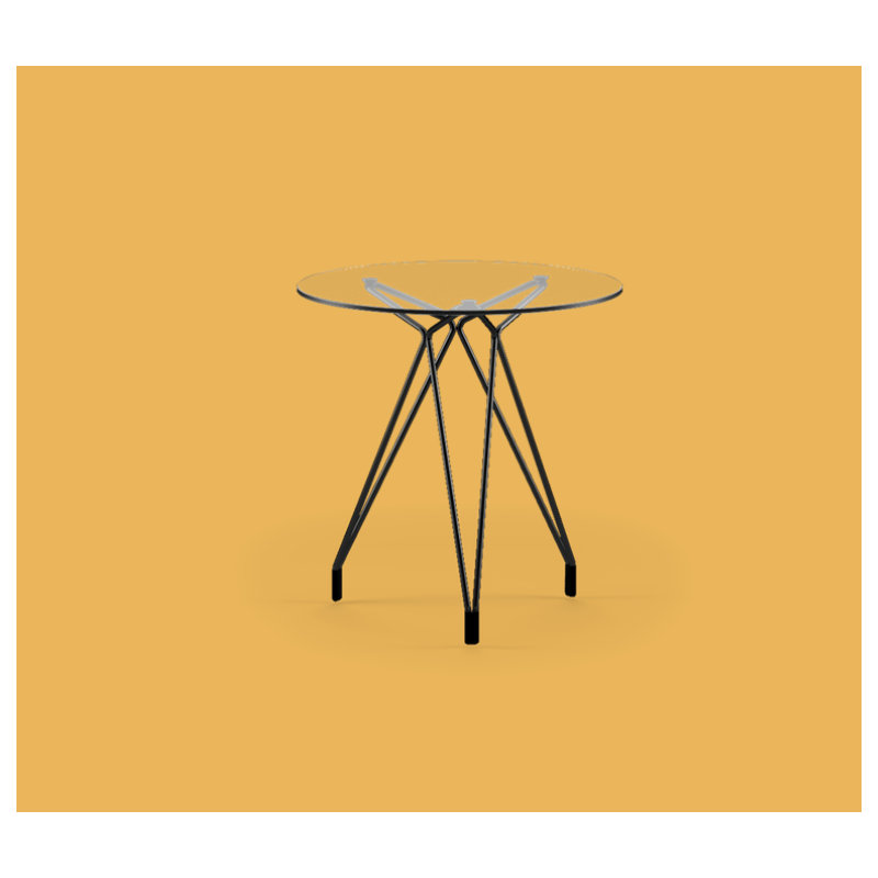Table de bout Masami, Noir