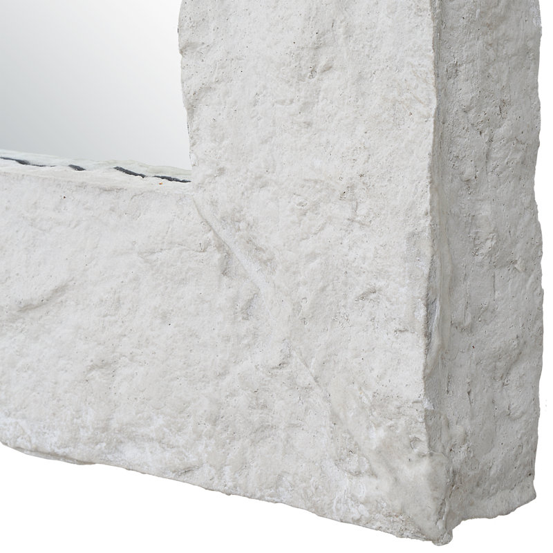 Miroir rectangulaire en pierre Beachcrest Home ™ Lela