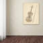« violin old sheet music », reproduction d’impression sur toile tendue-304616299