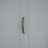 Ashen Murphy Bed with Shelves, Wardrobe & LED Light-115825684-121422758