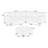 Contemporary 5Pcs Modular Sectional Set One Arm Chairs Armless Chair Ottoman L-Shaped Sectional Mineral Morgan Fabric-1282266692