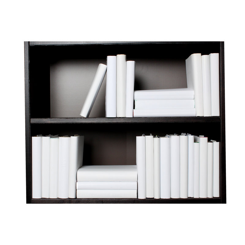 Livres décoratifs - Ensemble de 50 livres blancs