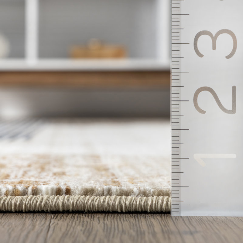 Tapis pour salle à manger Vanita, Ovale 6 pi 7 po x 9 pi