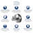 Cara Stainless Steel Wall Mounted Robe Hook-47785432