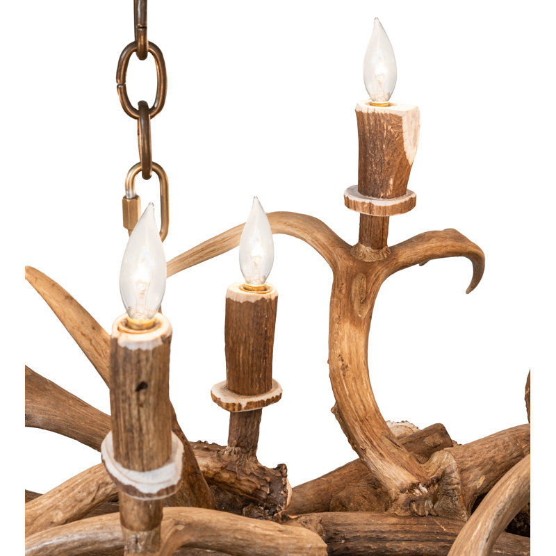 Rustic Lodge 10 - Light Chandelier