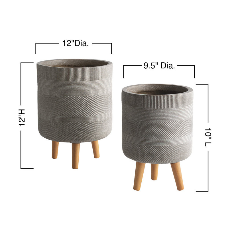 Pot Planter, Taupe