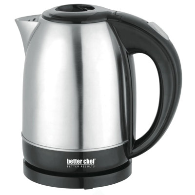 1500w Cordless Electric Kettle – 1.7l Stainless Steel Fast Boil Water Kettle With Auto Shut-off & Boil-dry Protection, 360° Base, Built-in Strainer