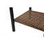 Ensemble de chaises berçantes pivotantes pour l'extérieur avec table, structure en acier robuste, rotation à 360 degrés, coussins confortables et osier durable