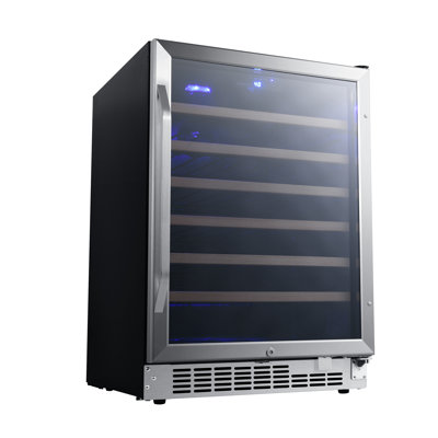 53 Bottle Single Zone Built-In Wine Refrigerator | Fridge.com