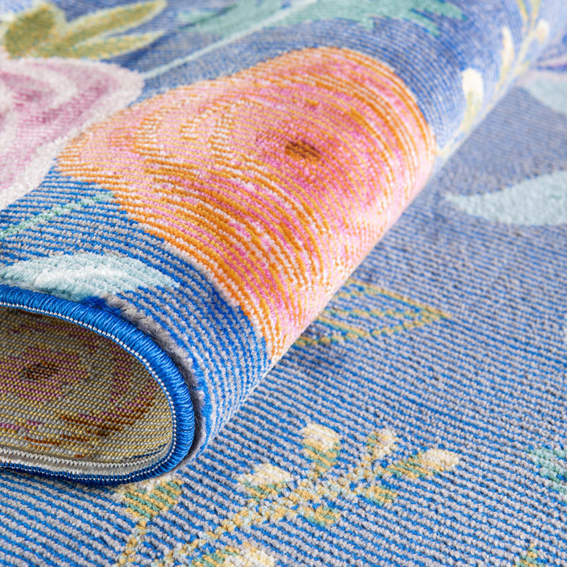 Floral Indoor Rug, Rectangle 9' x 12'