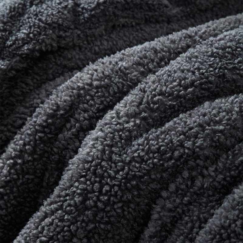 Ensemble d'édredon surdimensionné Coma Induction Unfluffin Believable, Édredon pour grand lit + 2 taies décoratives sta, Gris