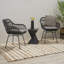 Chaises en faux rotin avec coussins Rodney (ensemble de 2)-815164405-815164404