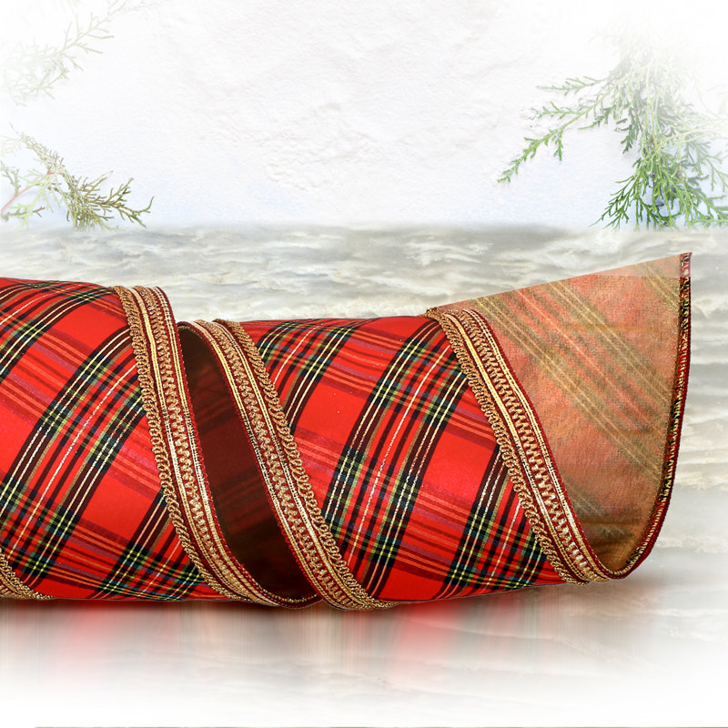 Ruban tartan à carreaux