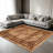 Brown Geometric Border carpet-easy to clean, machine-washable, soft and comfortable; suitable for door mats, kitchens, living rooms, bedrooms, corridors, and laundry areas. Easy to clean, durable carpet for home decoration.-1039670595