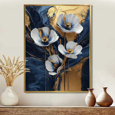 Kubik Golden Graceful Buttercups I - Buttercups Wall Art