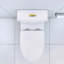 Toilette contemporaine avec système de chasse silencieux et jupe allongée en porcelaine-121634152