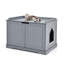 Landon Wood Enclosed Litter Box Enclosure