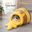Lit pour chat en forme de pot de miel - Nid douillet et confortable