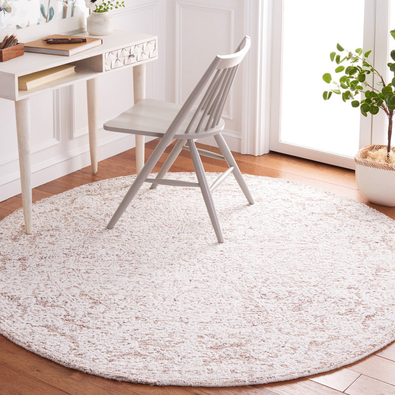 Metro Hand Tufted Performance Oriental Rug, Round 6'