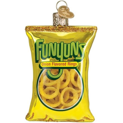 Old World Christmas Blown Glass Ornament for Christmas Tree, Funyuns