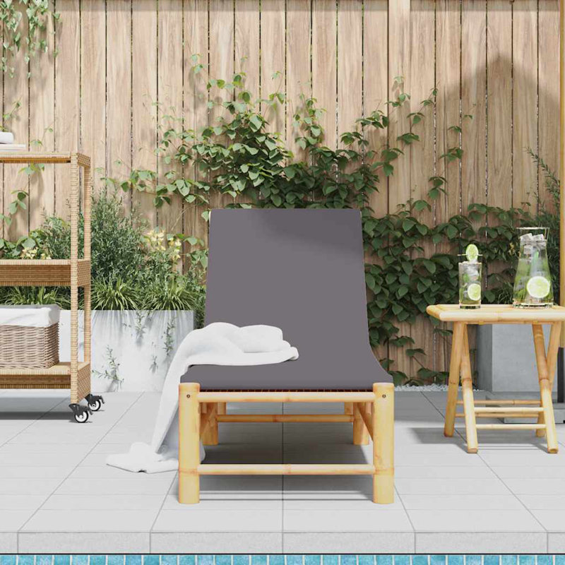 Sun Lounger 100% Polyester Large, Beige