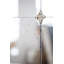 Grand miroir mural 22 "x 48" à cadre crème et doré