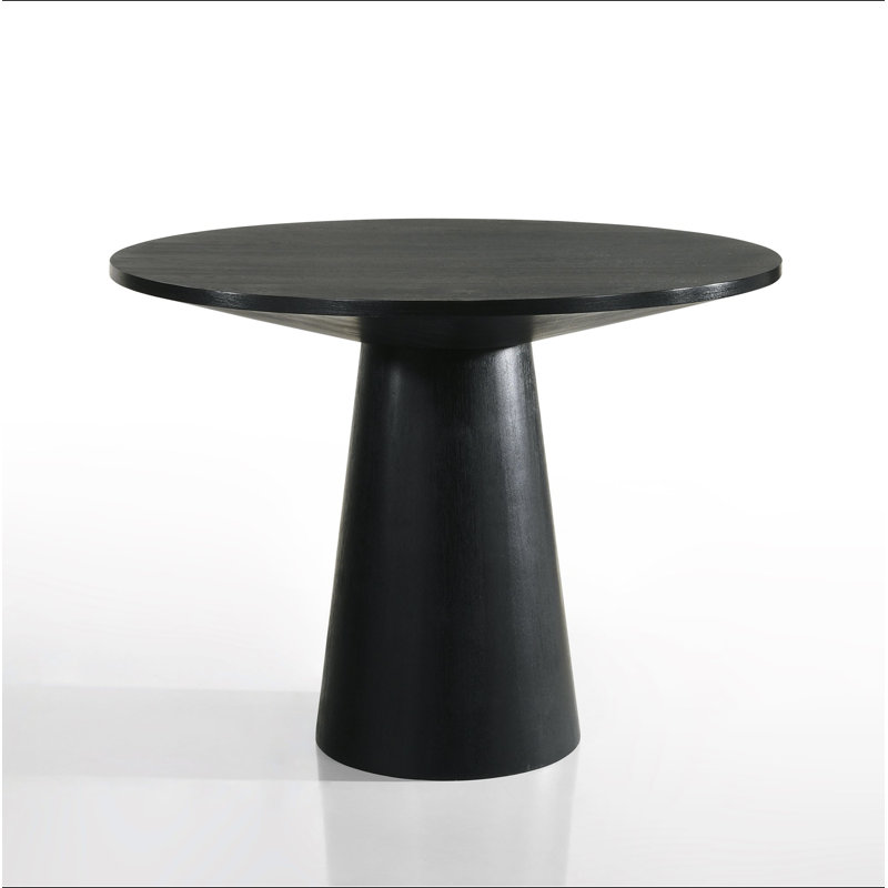 Table de salle à manger Jasper, Noir, H 31 po x L 47 po x l 47 po