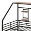 Lit double en métal avec lit gigogne-217598514