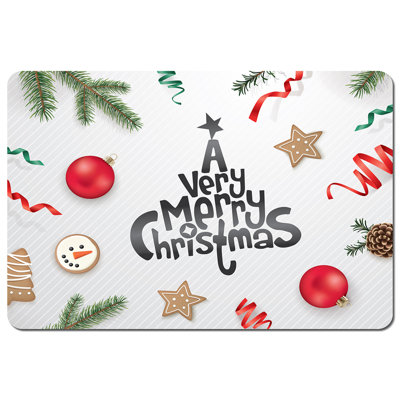 Fleming Wood/Bamboo, Polyester No Pattern Rectangle Placemat
