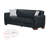 Barato Twin 84'' Faux Leather Convertible Sofa-593339456