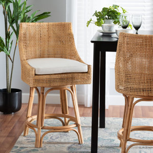 Bella 360 Swivel Rattan Counter & Bar Stool
