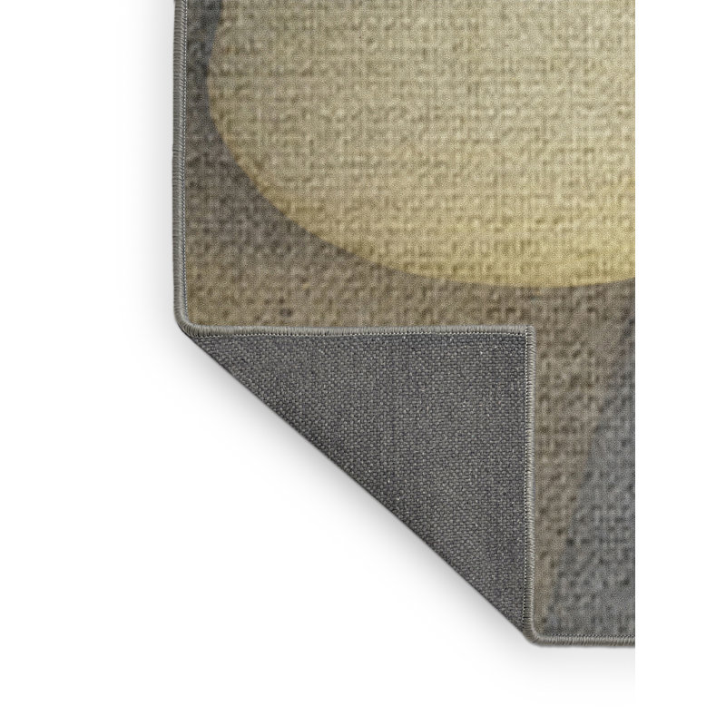 Tapis gris en coton halloween, Rectangle 2 pi x 4 pi