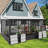 Aluminum Patio Gazebo Wall-Mounted Solarium-99076002